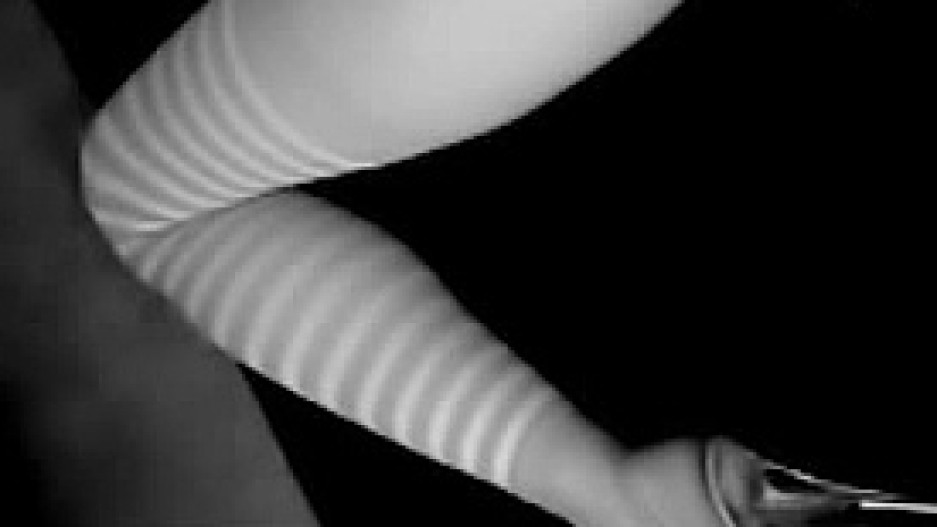 Black and White Oiled Ass